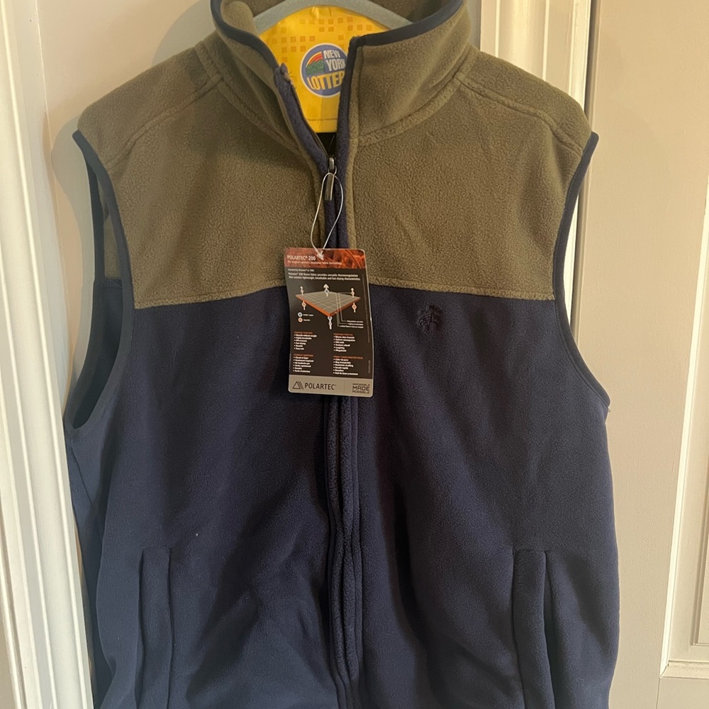 Brooks Brothers Navy and Olive Vest